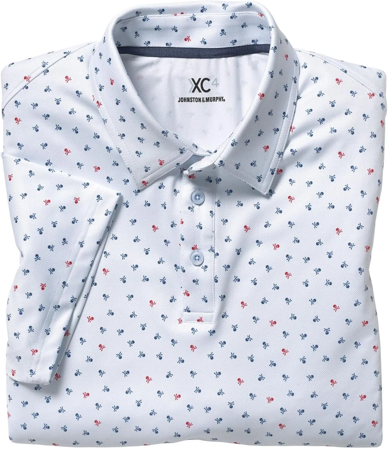 Johnston & Murphy Men's XC4 Print Performance Polo