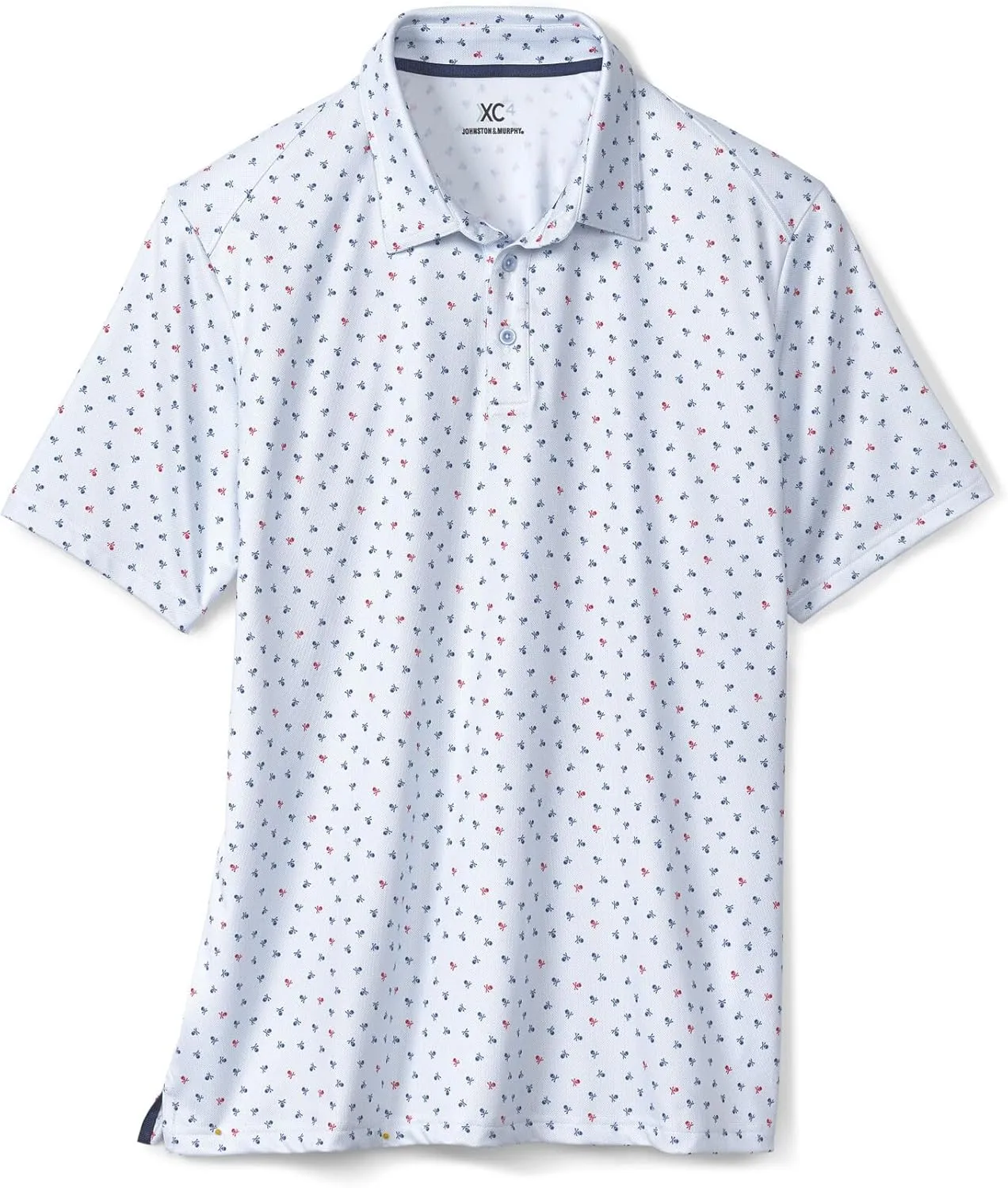 Johnston & Murphy Men's XC4 Print Performance Polo