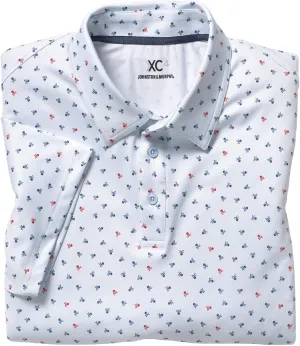 Johnston & Murphy Men's XC4 Print Performance Polo