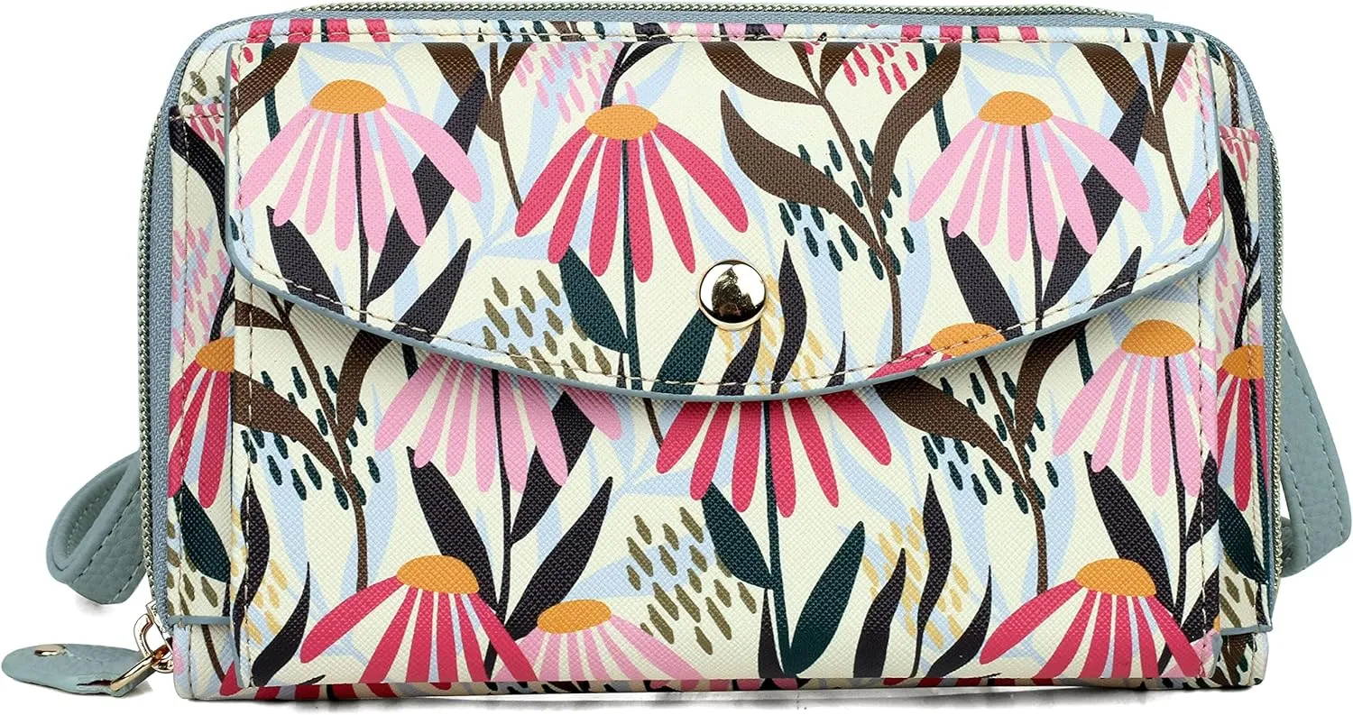 Julia Buxton Field Flowers E/w Front Pocket Wos