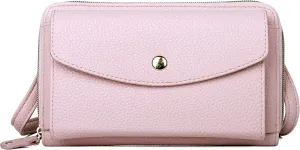 Julia Buxton Pebble Vegan Leather East West Mobile Carrier