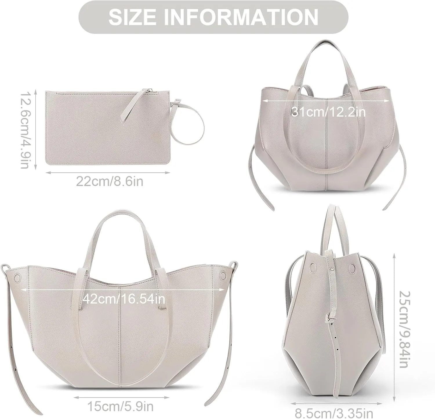 Juoxeepy Work Bag Faux Leather Tote Bag for Women Trendy Handbag Purse Fall Shoulder Bag with Magnetic Closure