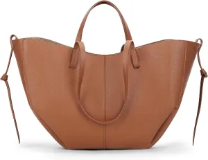 Juoxeepy Work Bag Faux Leather Tote Bag for Women Trendy Handbag Purse Fall Shoulder Bag with Magnetic Closure