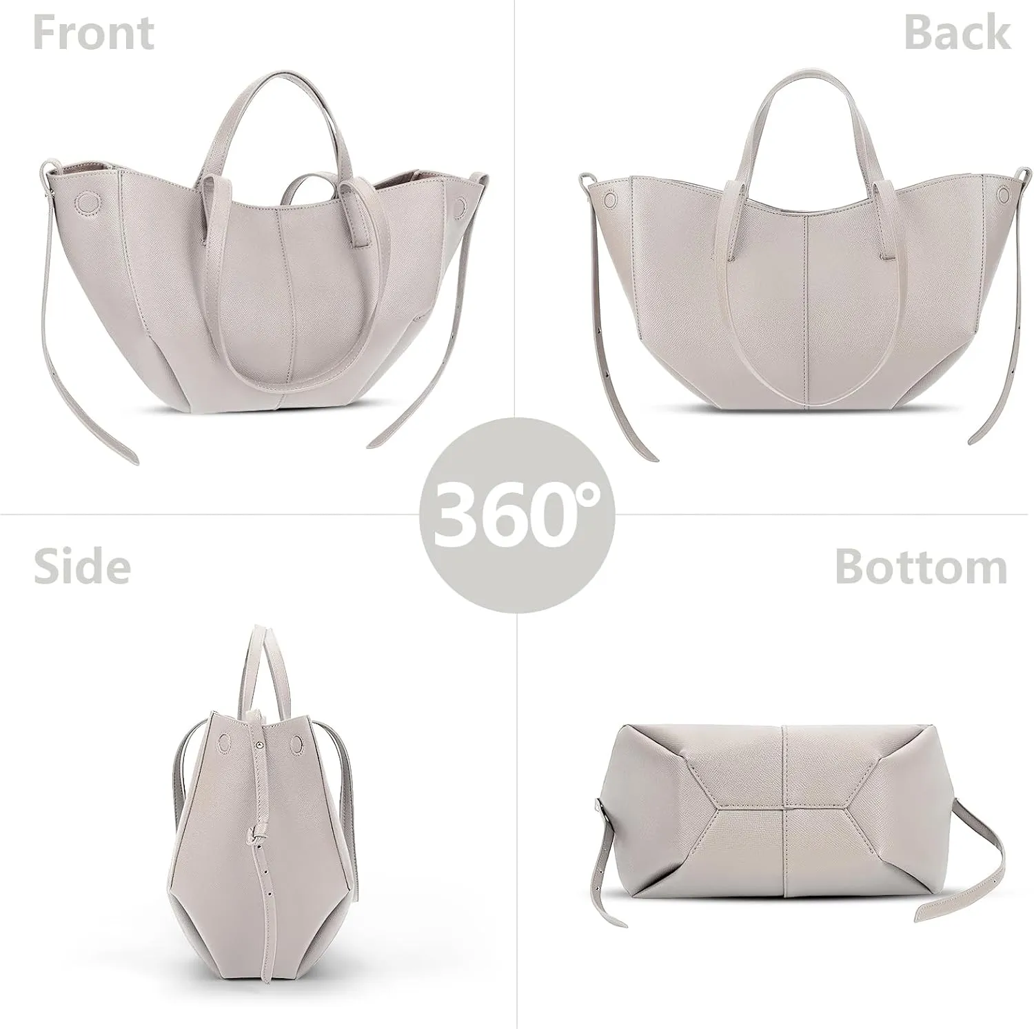 Juoxeepy Work Bag Faux Leather Tote Bag for Women Trendy Handbag Purse Fall Shoulder Bag with Magnetic Closure