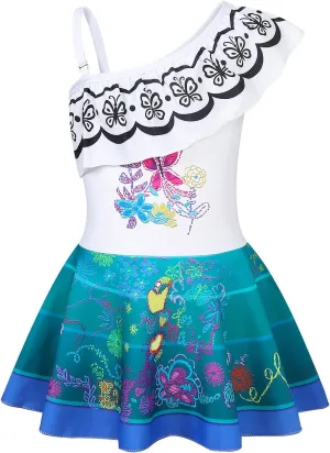 Jurebecia Girls 2 Pieces Swimsuit Mirabel Bikini Isabella Pepa Dolores Bathing Suit Tankini Magic Family Adventure Swimwear