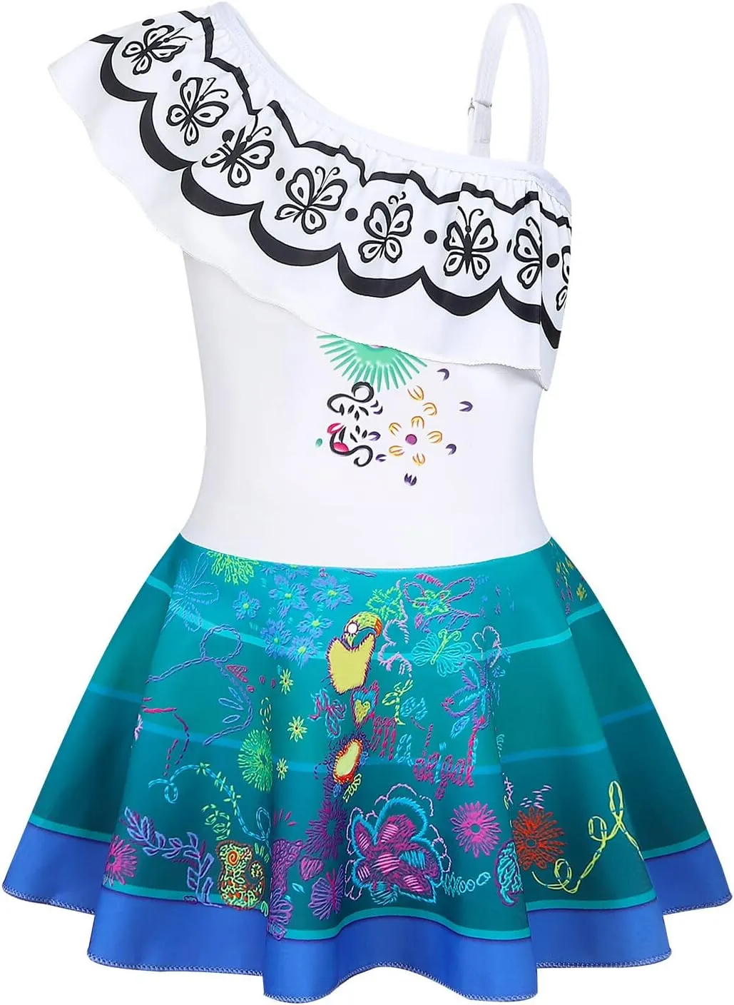 Jurebecia Girls 2 Pieces Swimsuit Mirabel Bikini Isabella Pepa Dolores Bathing Suit Tankini Magic Family Adventure Swimwear