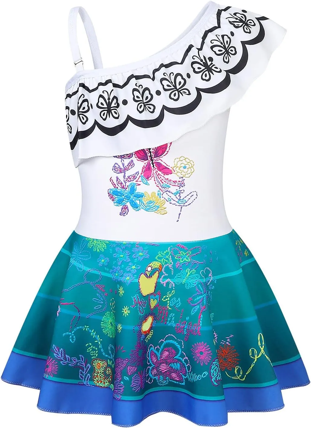 Jurebecia Girls 2 Pieces Swimsuit Mirabel Bikini Isabella Pepa Dolores Bathing Suit Tankini Magic Family Adventure Swimwear