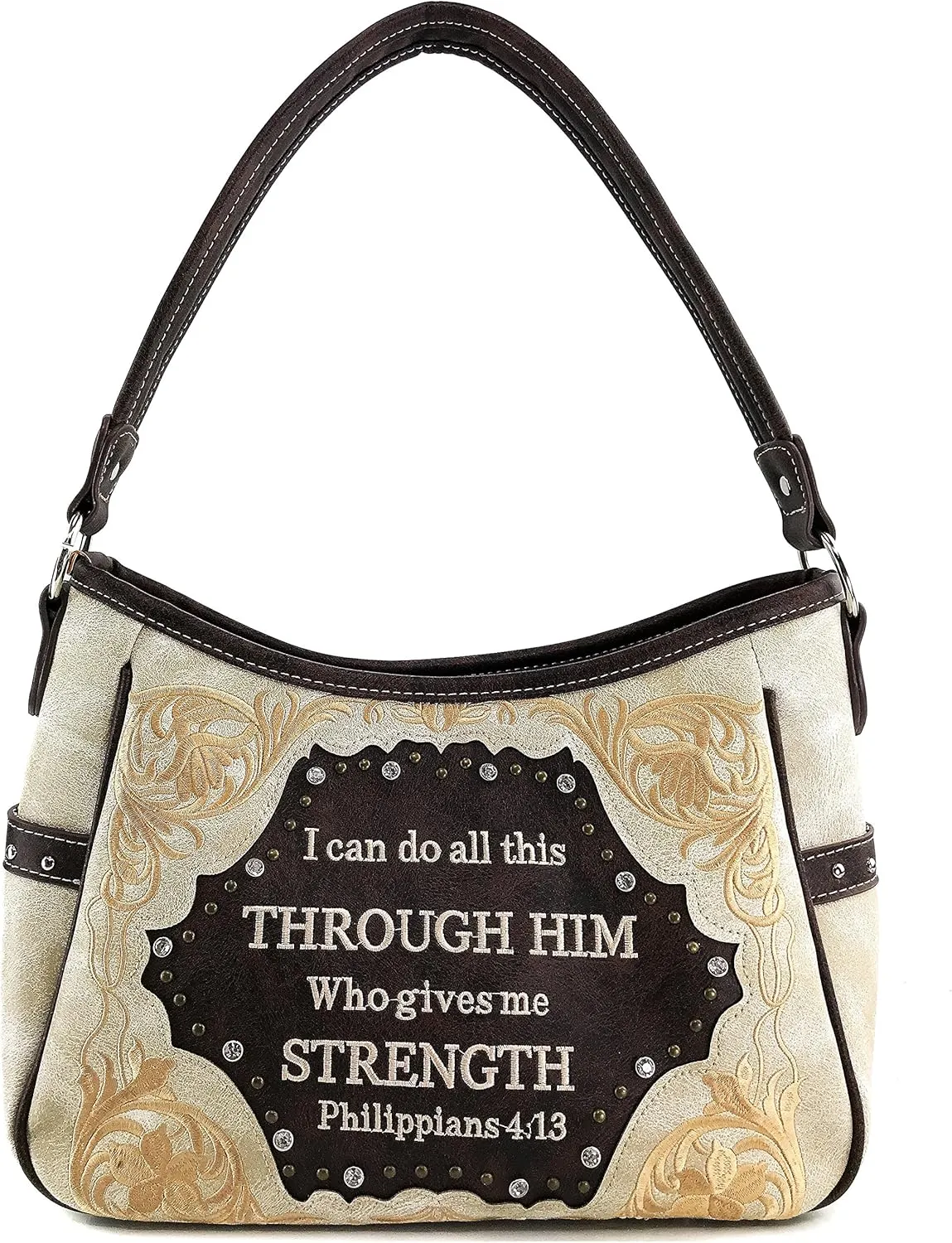 Justin West Through Him Who Gives Me Strength Philippians 4:13 Bible Verse Purse