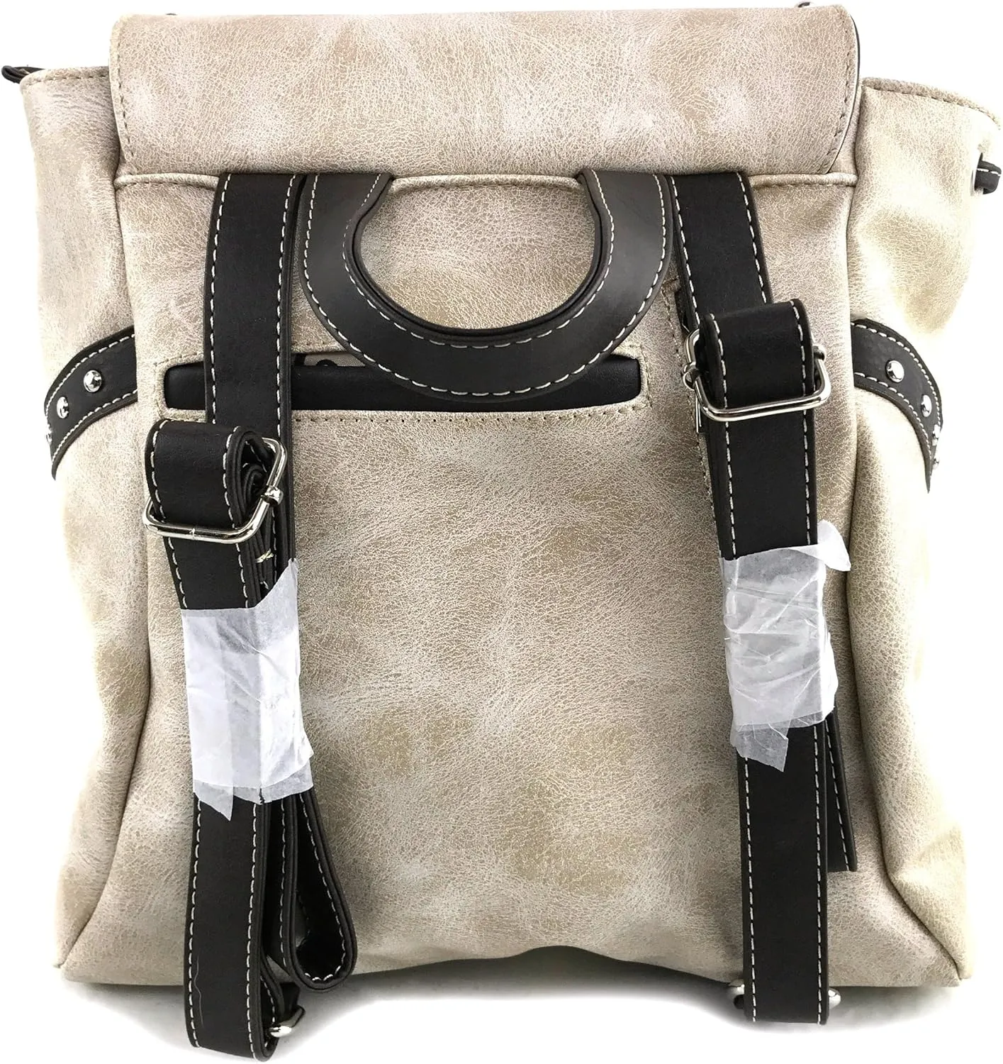 Justin West Trendy Western Cross Rhinestone Conceal Carry Women Backpack Purse