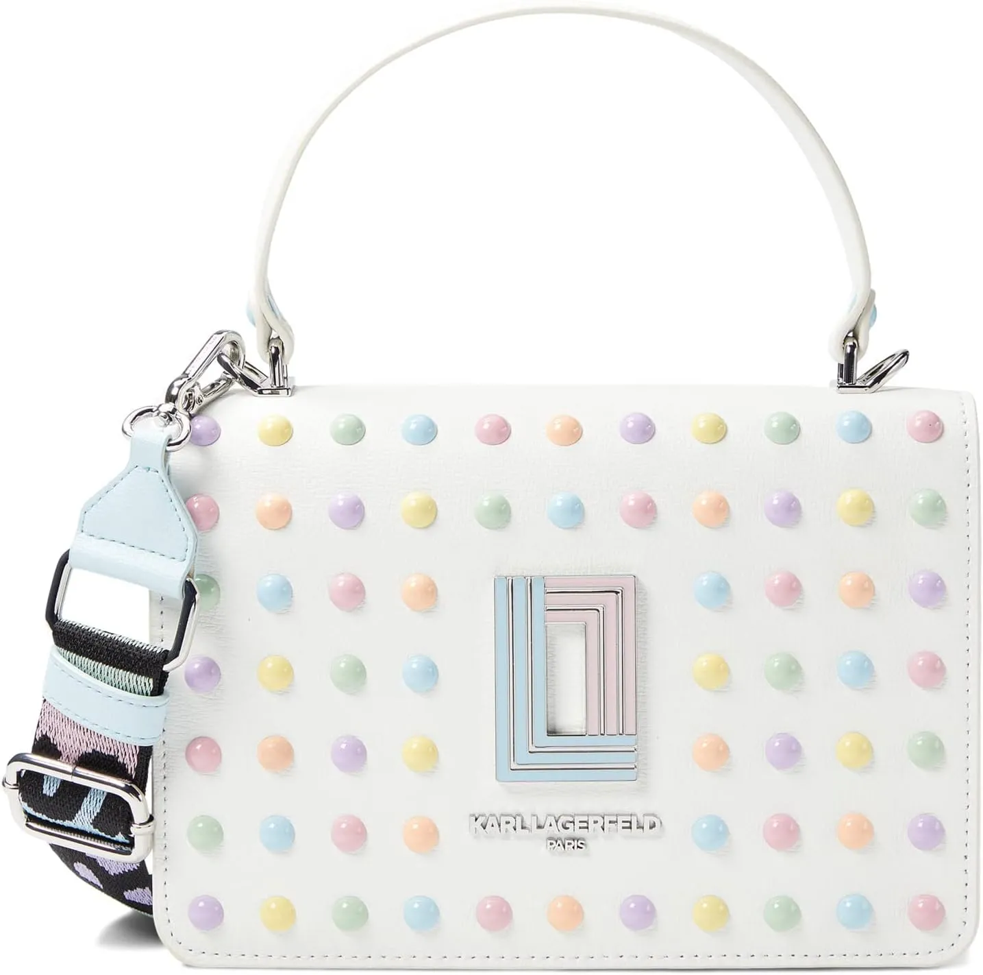 KARL LAGERFELD Paris Women's Simone Studded Crossbody