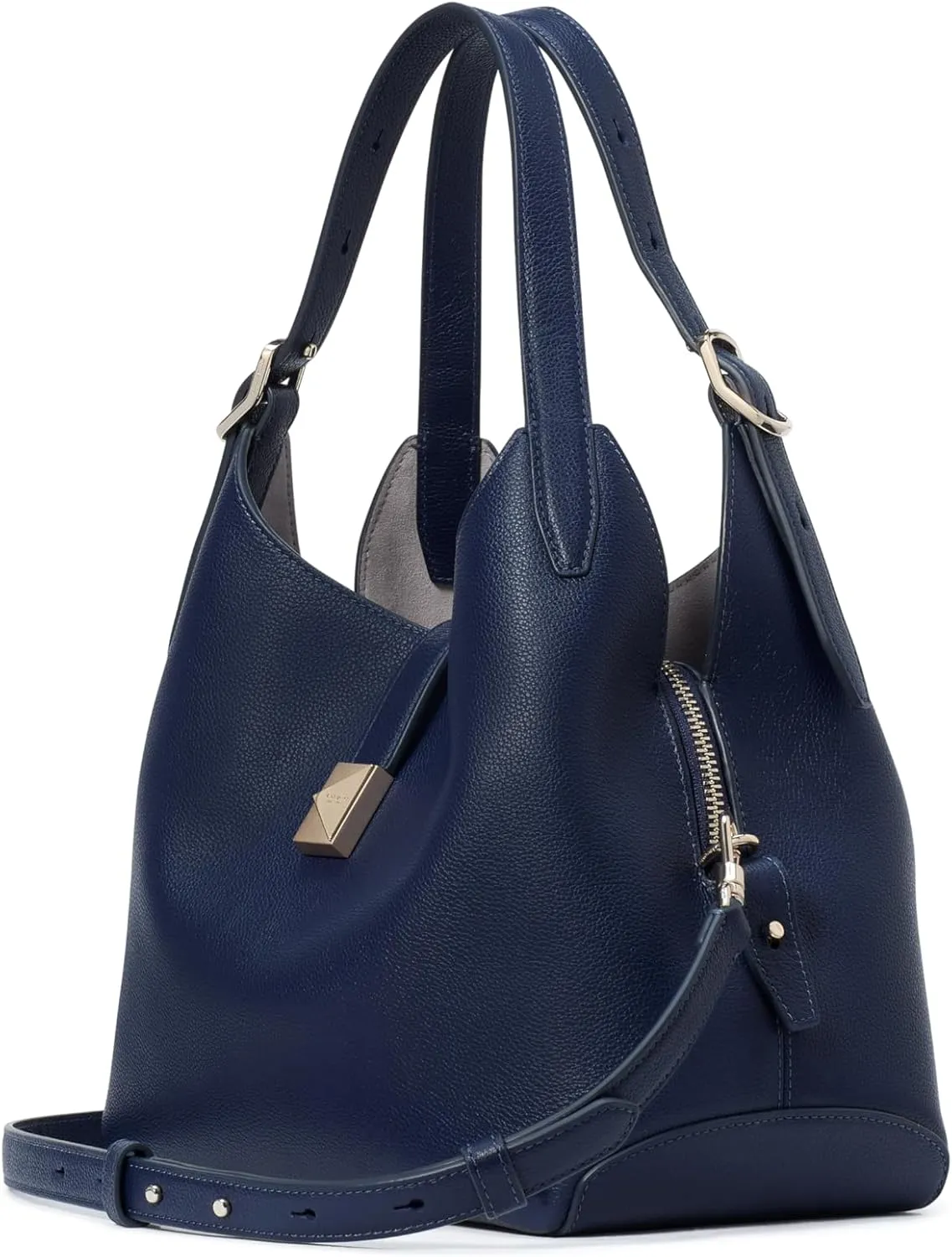 kate spade new york Deco Pebbled Leather Crossbody Tote