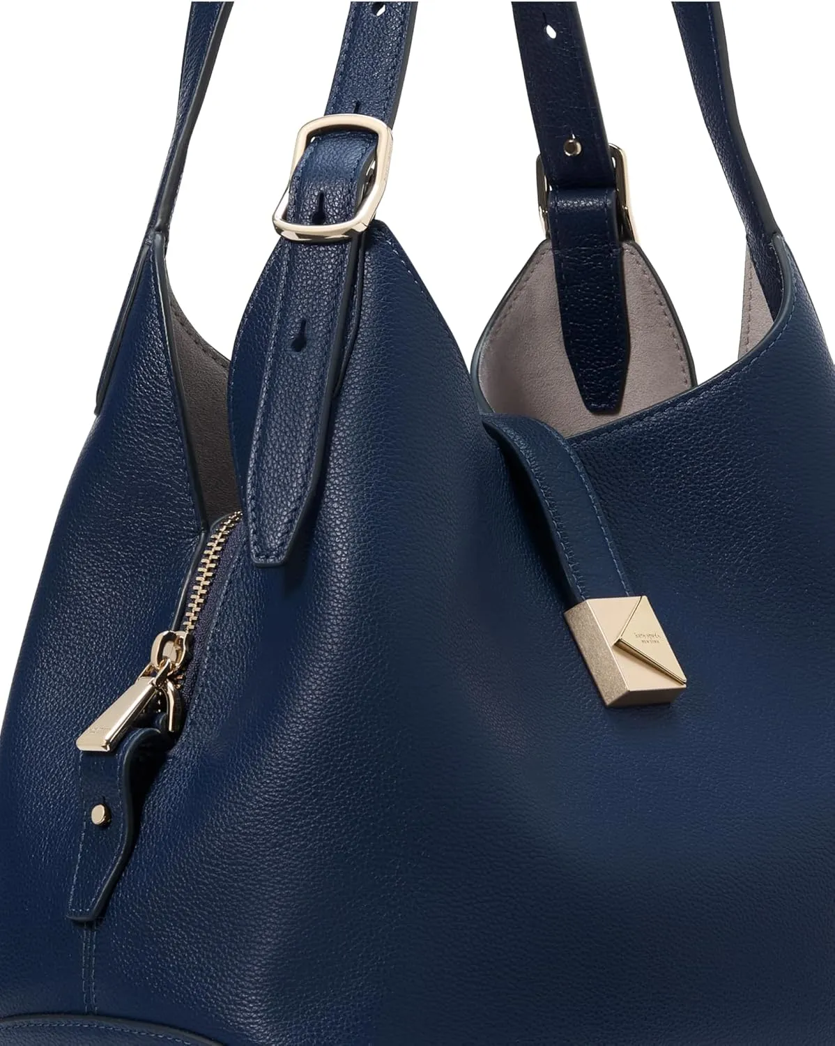 kate spade new york Deco Pebbled Leather Crossbody Tote