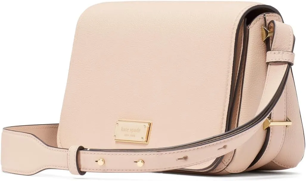 kate spade new york Liv Pebbled Leather Small Flap Crossbody