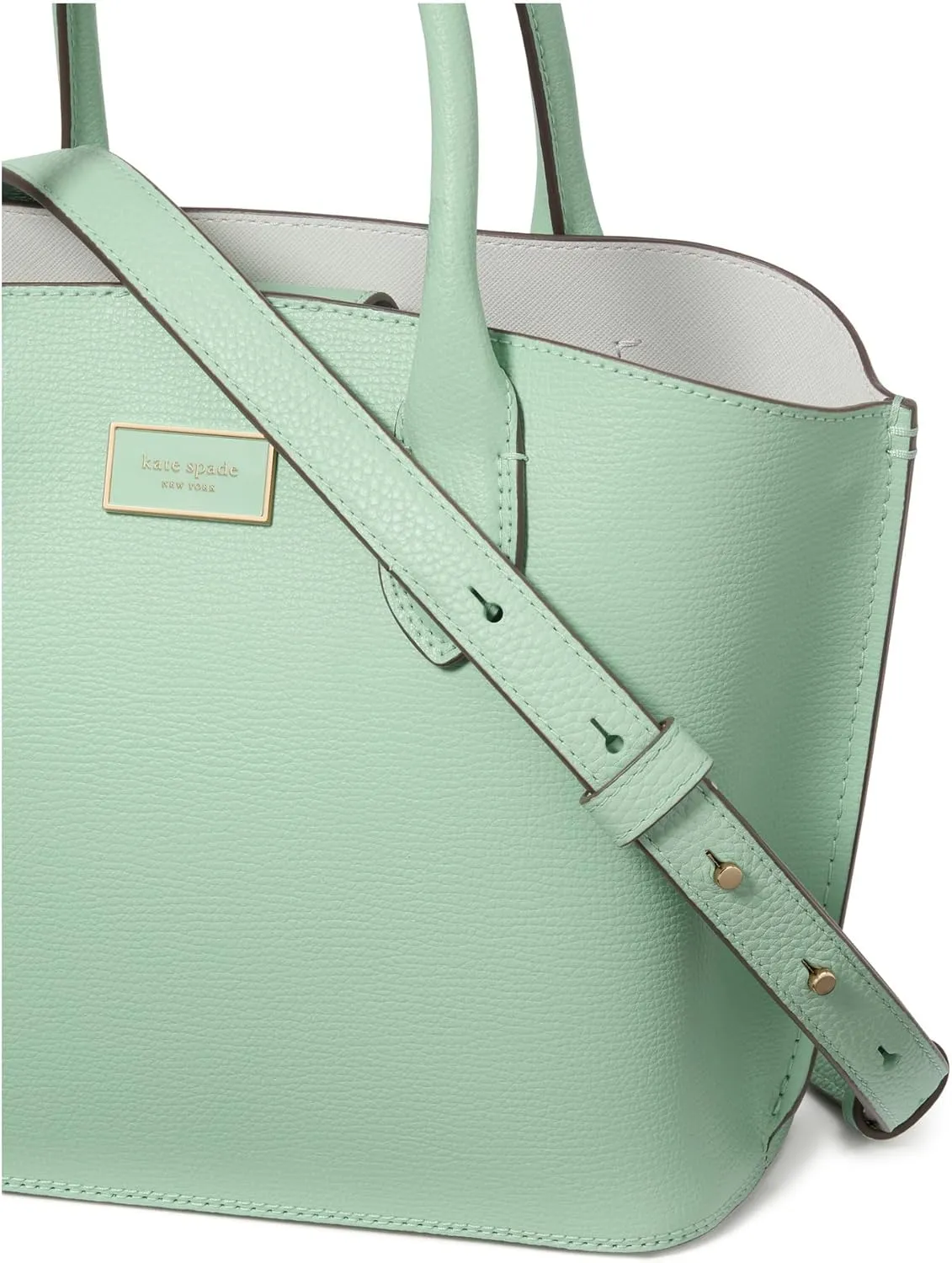 kate spade new york Suite Crossgrain Leather Crossbody Tote
