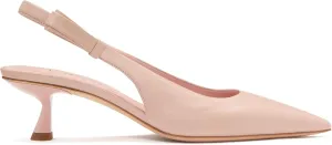 kate spade new york Women's Riley Slingback Smooth Leather Kitten Heel