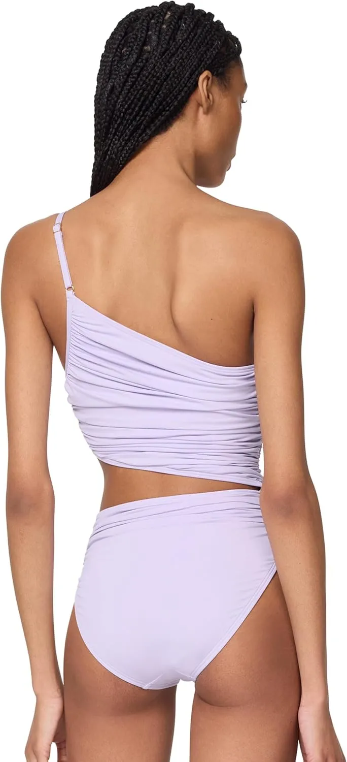 kate spade new york Women's Rosette Solids Shoulder One Piece