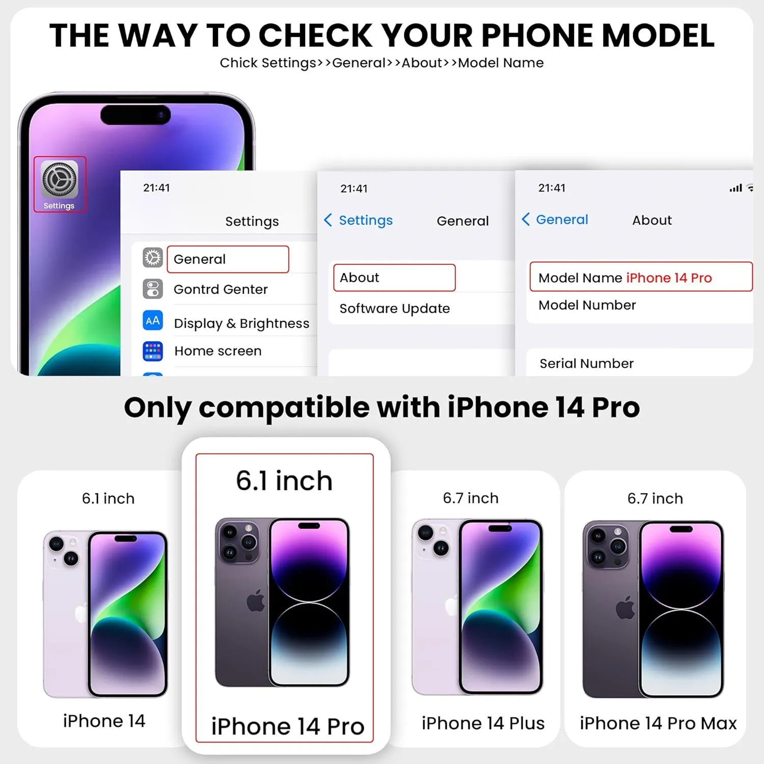 Keallce Case for iPhone 14 Pro 6.1'' Wallet Case, Crossbody Zipper Purse with Handbag Wristlet for Women, RFID Blocking Card Holder, 360° Ring Kickstand Flip Leather Cover for iPhone 14 Pro 5G, Purple