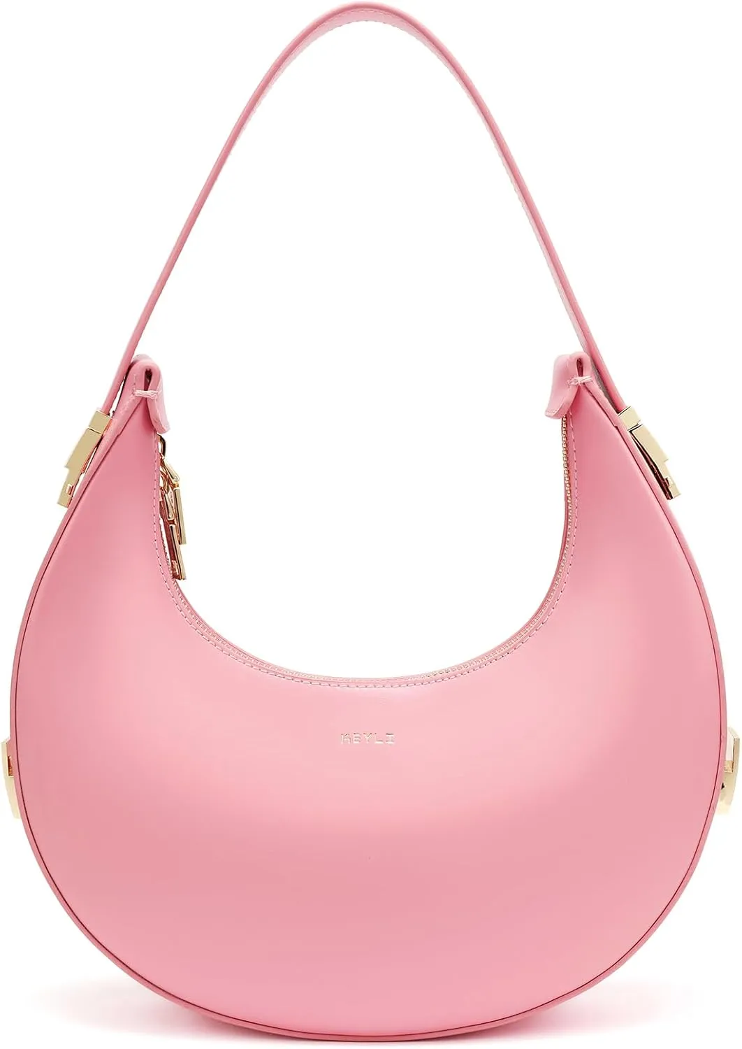 Keyli Shoulder Bag for Women 3 Ways Adjust Strap Clutches Hobo Purses Fashionable Casual Tote Handbags with 2 Zipper Closure