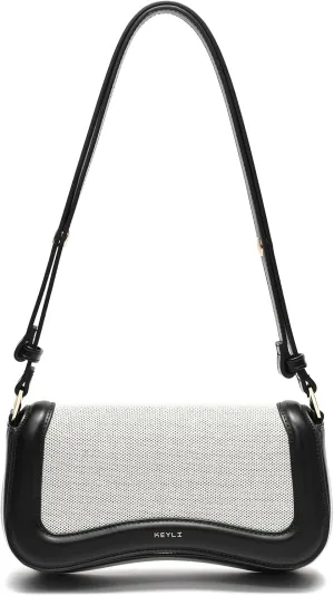 Keyli Small Shoulder Bag for women Trendy Crossbody Purse Waterproof Leather Handbags Clutch Tote Designer Bags