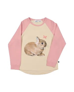 KISSED BY RADICOOL - BUNNY BUTTERFLY LS TEE