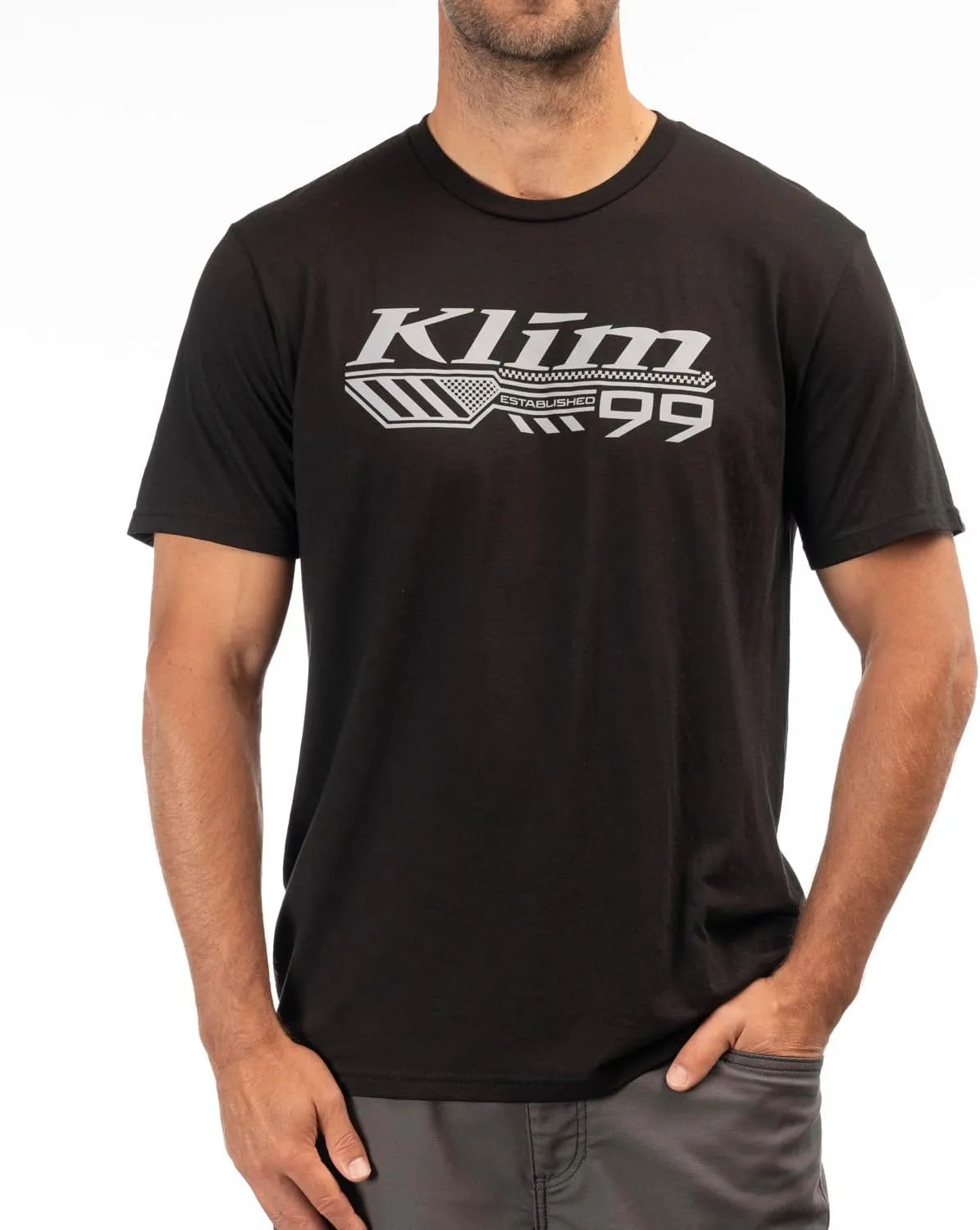 KLIM Men's Patriot Flag Tri-Blend Short Sleeve Tee Shirt