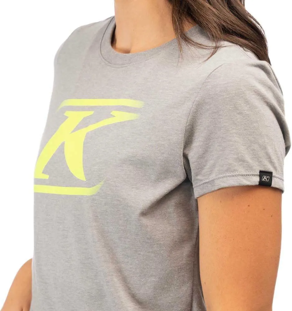 KLIM Women's Drift Tri-Blend Short Sleeve Tee Shirt