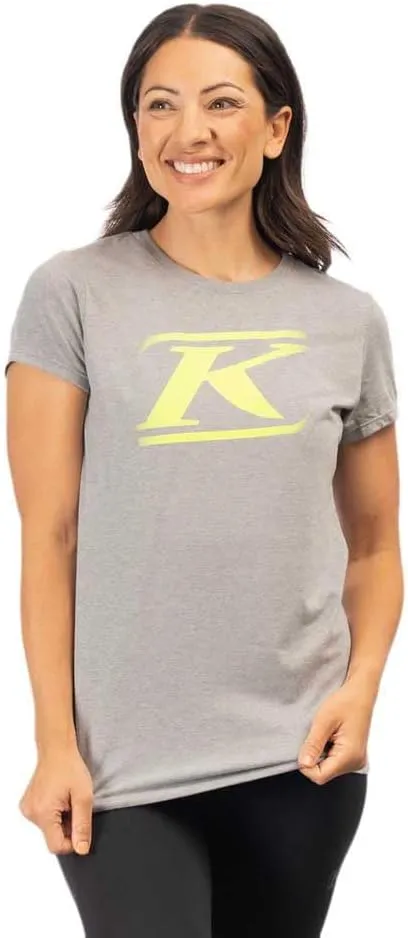 KLIM Women's Drift Tri-Blend Short Sleeve Tee Shirt