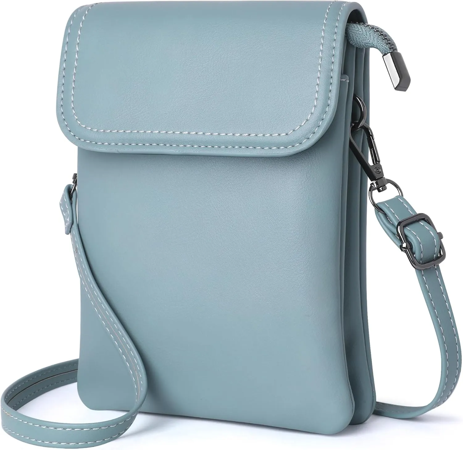 KUKOO Small Crossbody Bags for Women Cell Phone Purse Wallet Bag PU Leather with Shoulder Strap