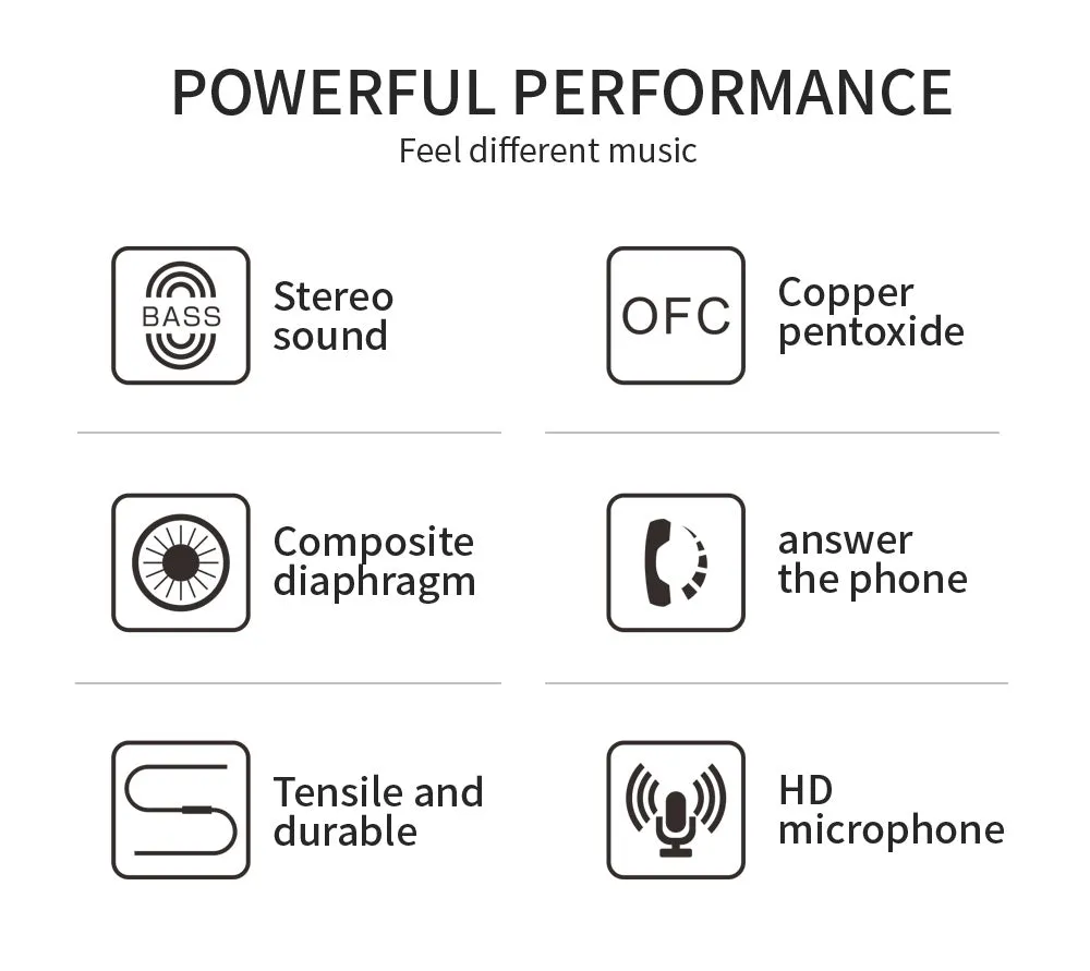 La' Forte Earphone Powerful Heavy Bass, High Definition (Pack of 2)