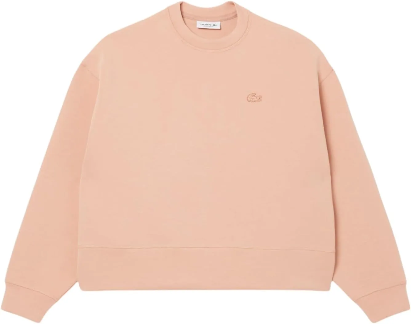 Lacoste womens Back Print Oversized Sweatshirt