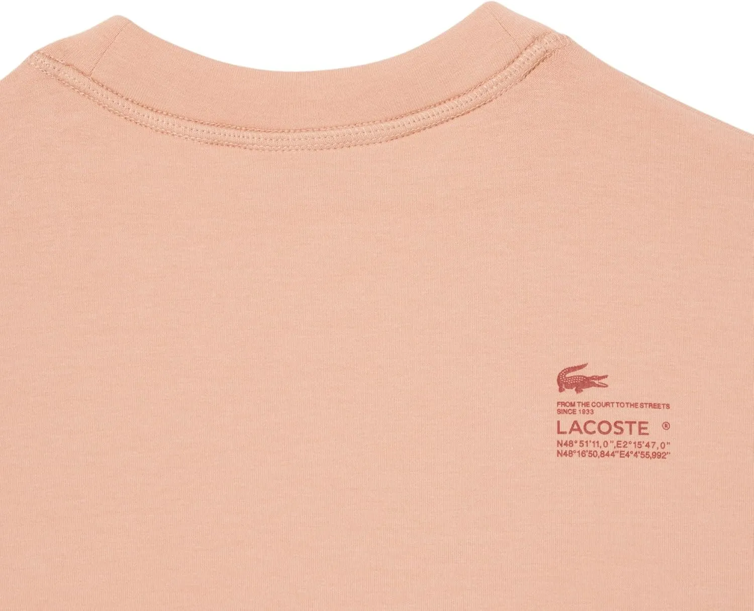 Lacoste womens Back Print Oversized Sweatshirt