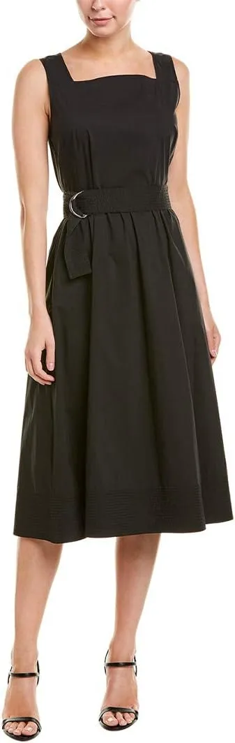 Lafayette 148 New York Womens Armilla Dress, S, Black