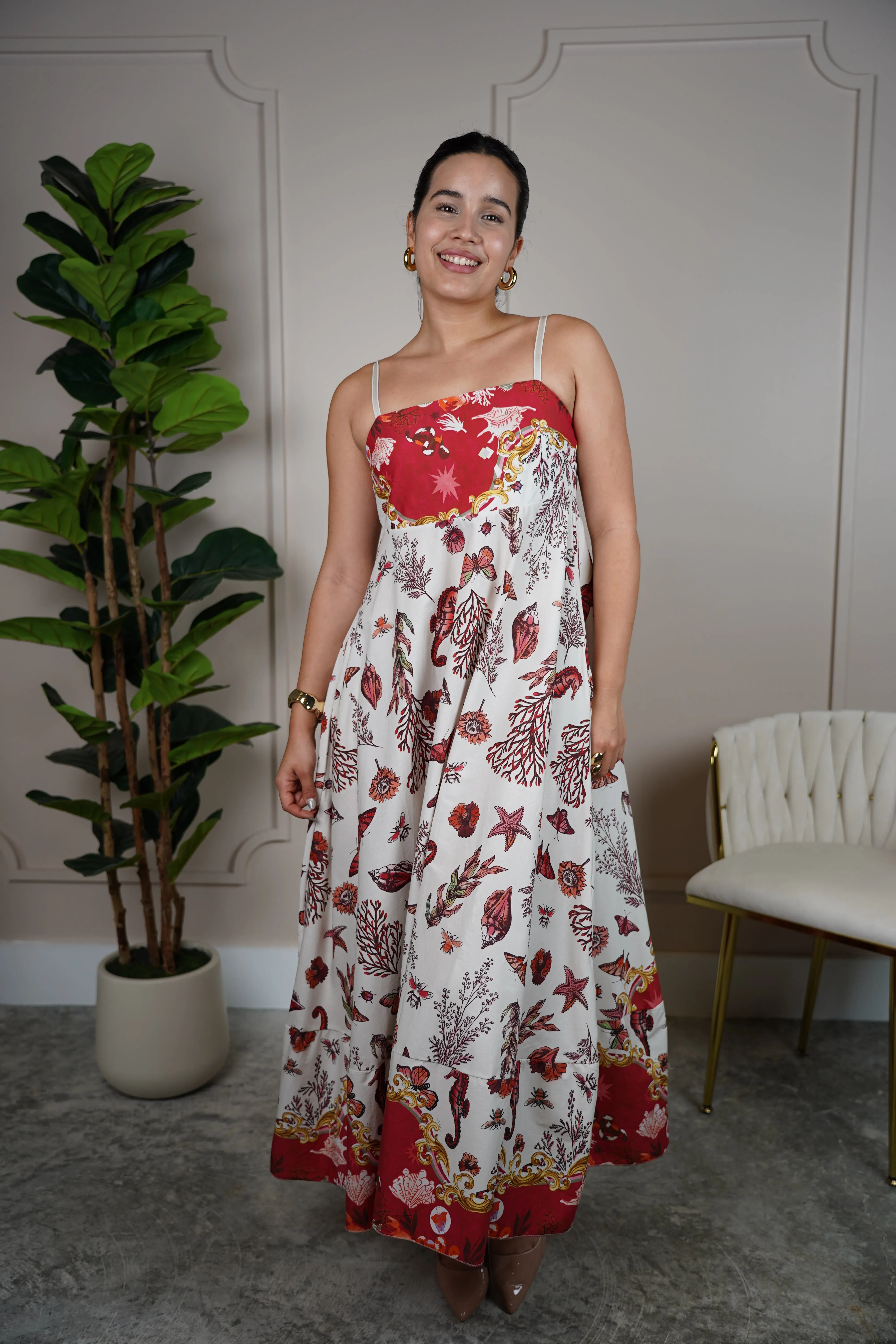 Lari Butterfly Maxi Dress – Dreamy Nature-Inspired Elegance