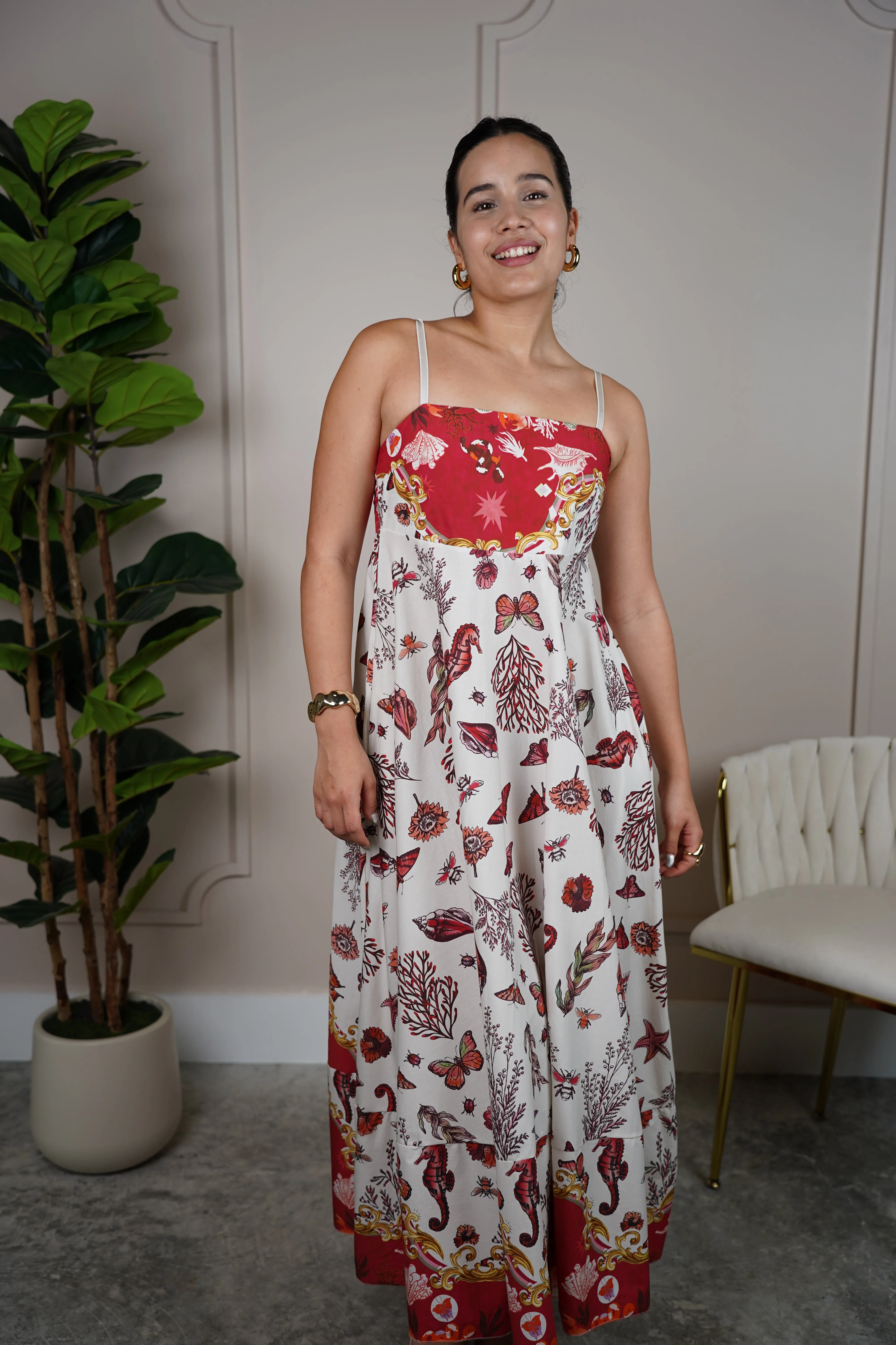 Lari Butterfly Maxi Dress – Dreamy Nature-Inspired Elegance