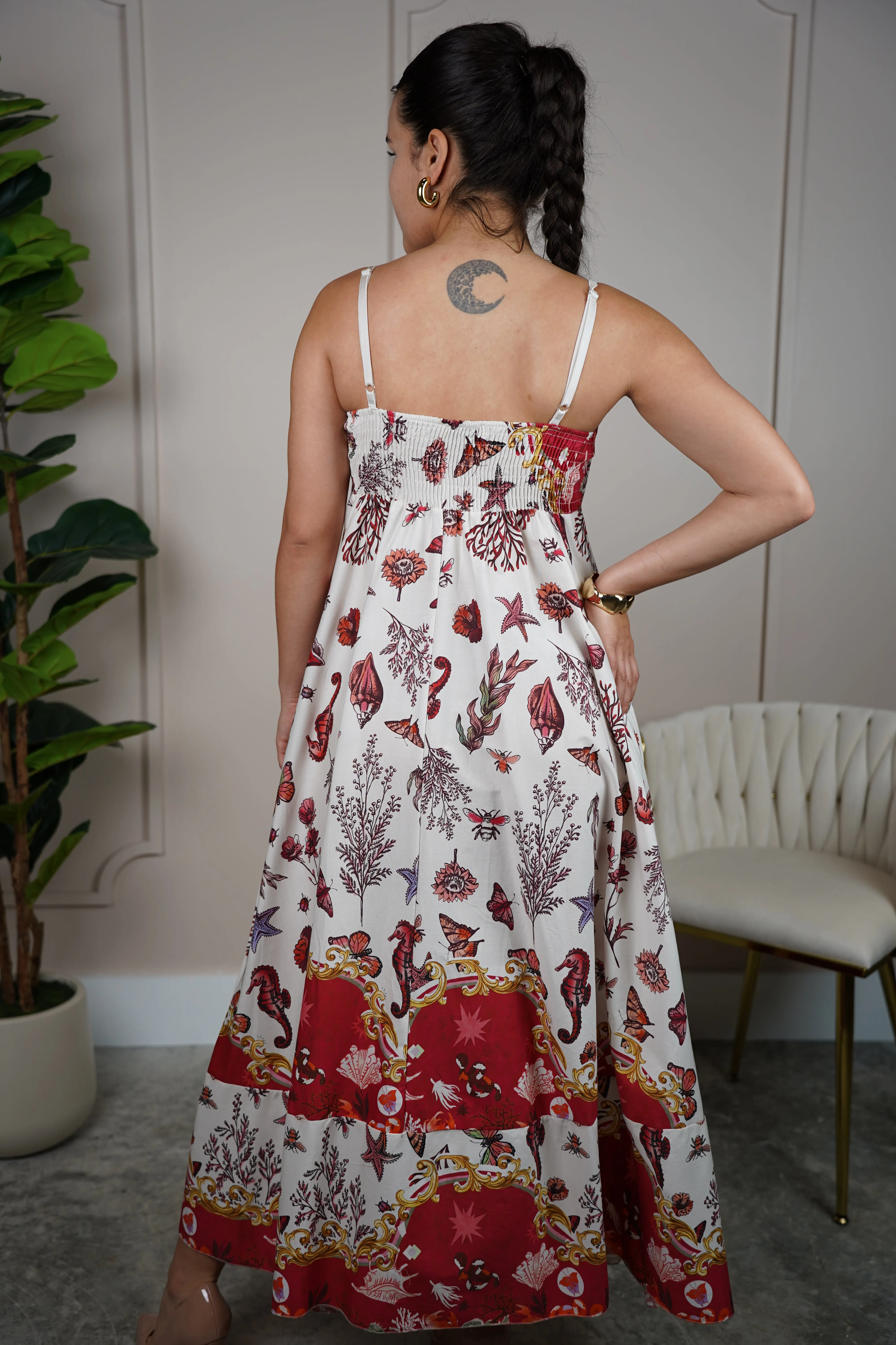 Lari Butterfly Maxi Dress – Dreamy Nature-Inspired Elegance