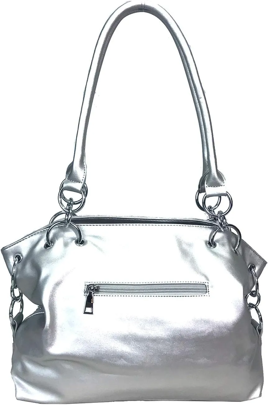 Laser Cut Bling Purses Double handle purse