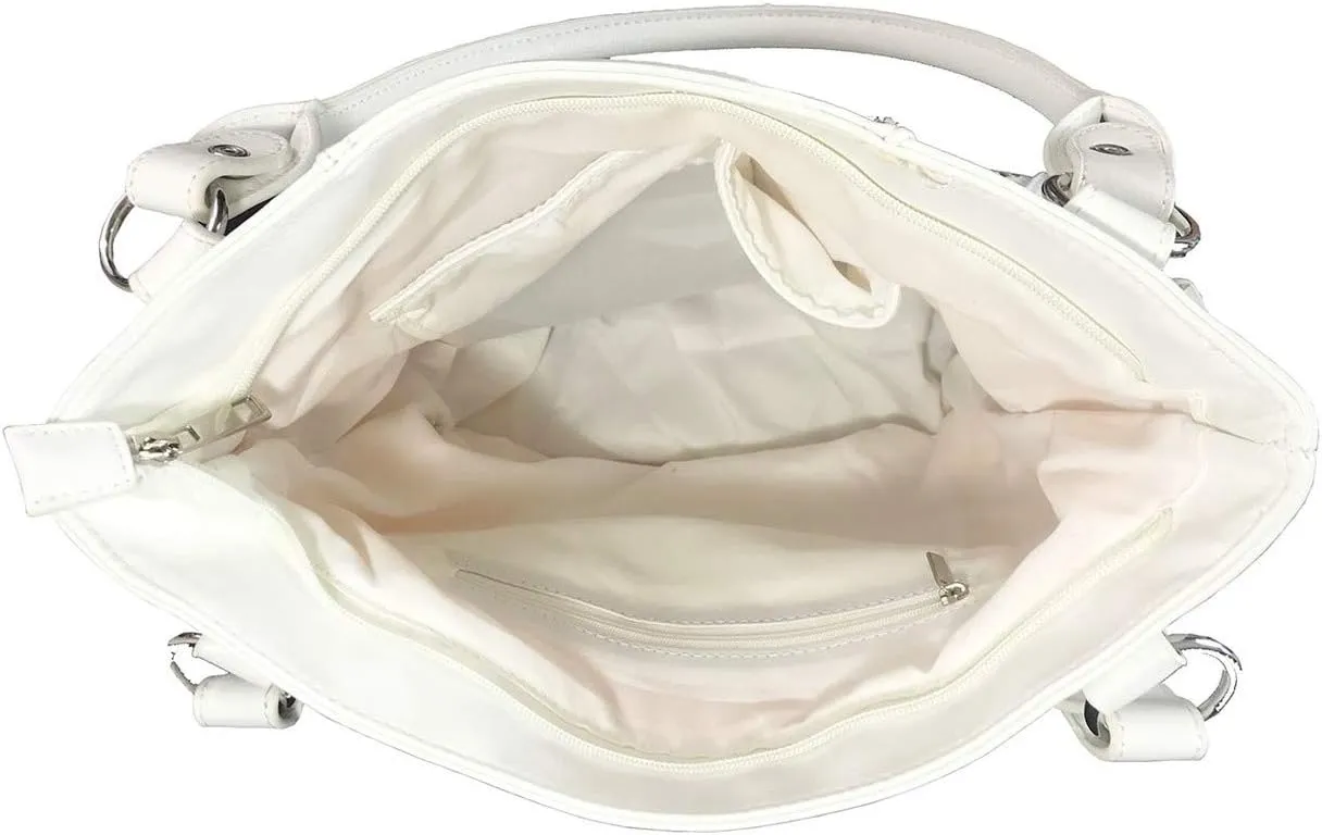 Laser Cut Hobo Bag Double Handles Big Purse