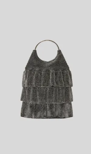 LAYERed EmbelliShed Circle Bag