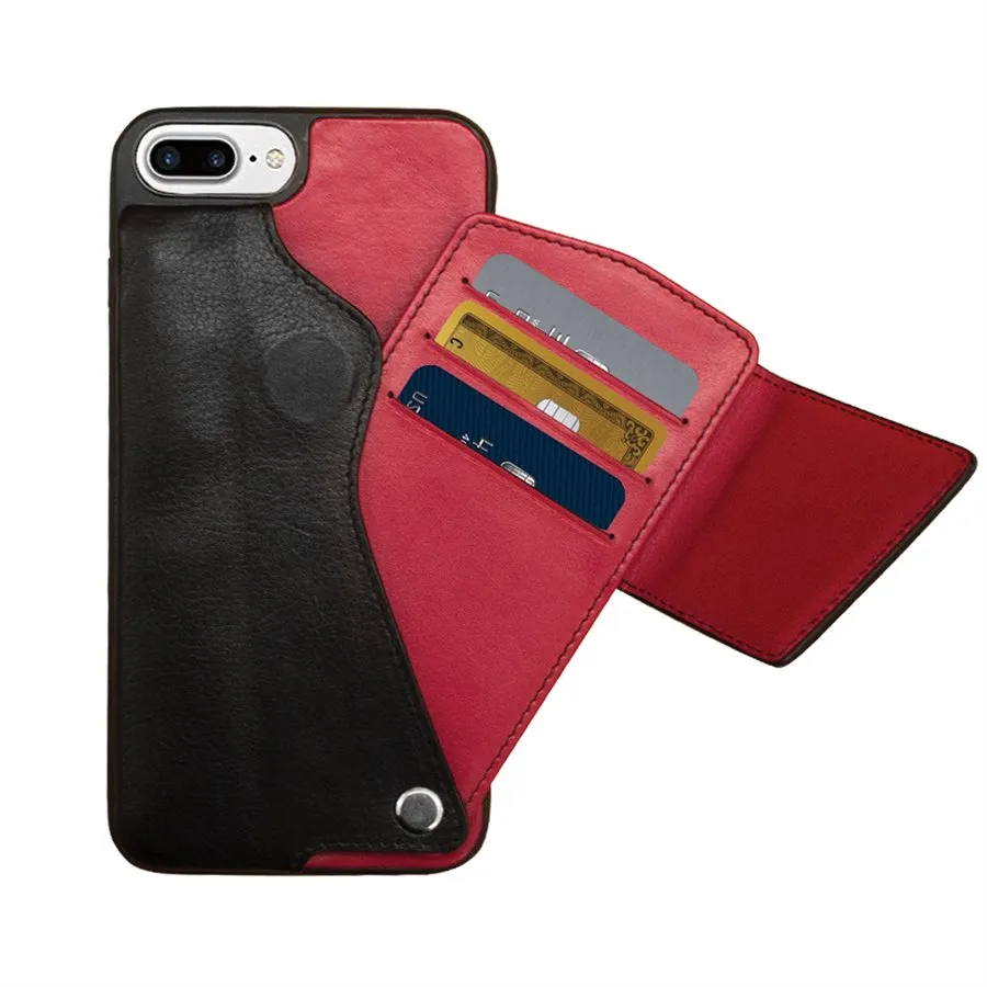 Leather Case  for iPhone 6 Plus, 7 Plus, & 8 Plus
