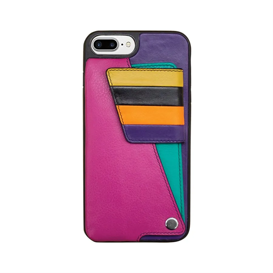 Leather Case  for iPhone 6 Plus, 7 Plus, & 8 Plus