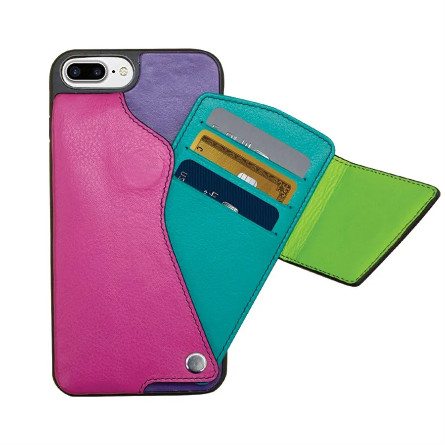 Leather Case  for iPhone 6 Plus, 7 Plus, & 8 Plus