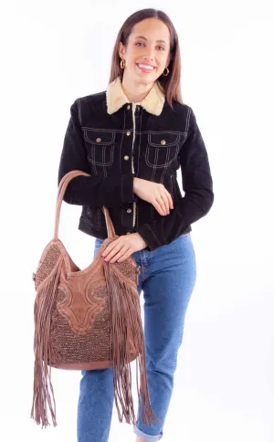 Leather Handbag B366