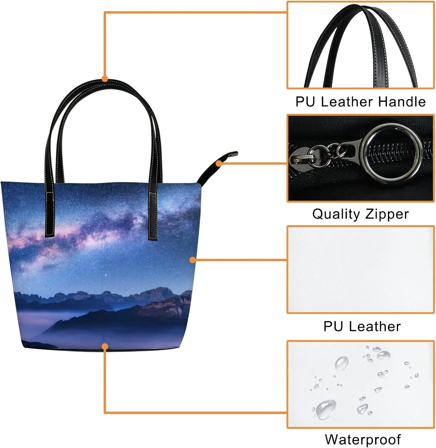 Leather Handbags Women's Crossbody Handbags Work Tote Bags for Women Coach Handbags Tote Bag with Zipper
