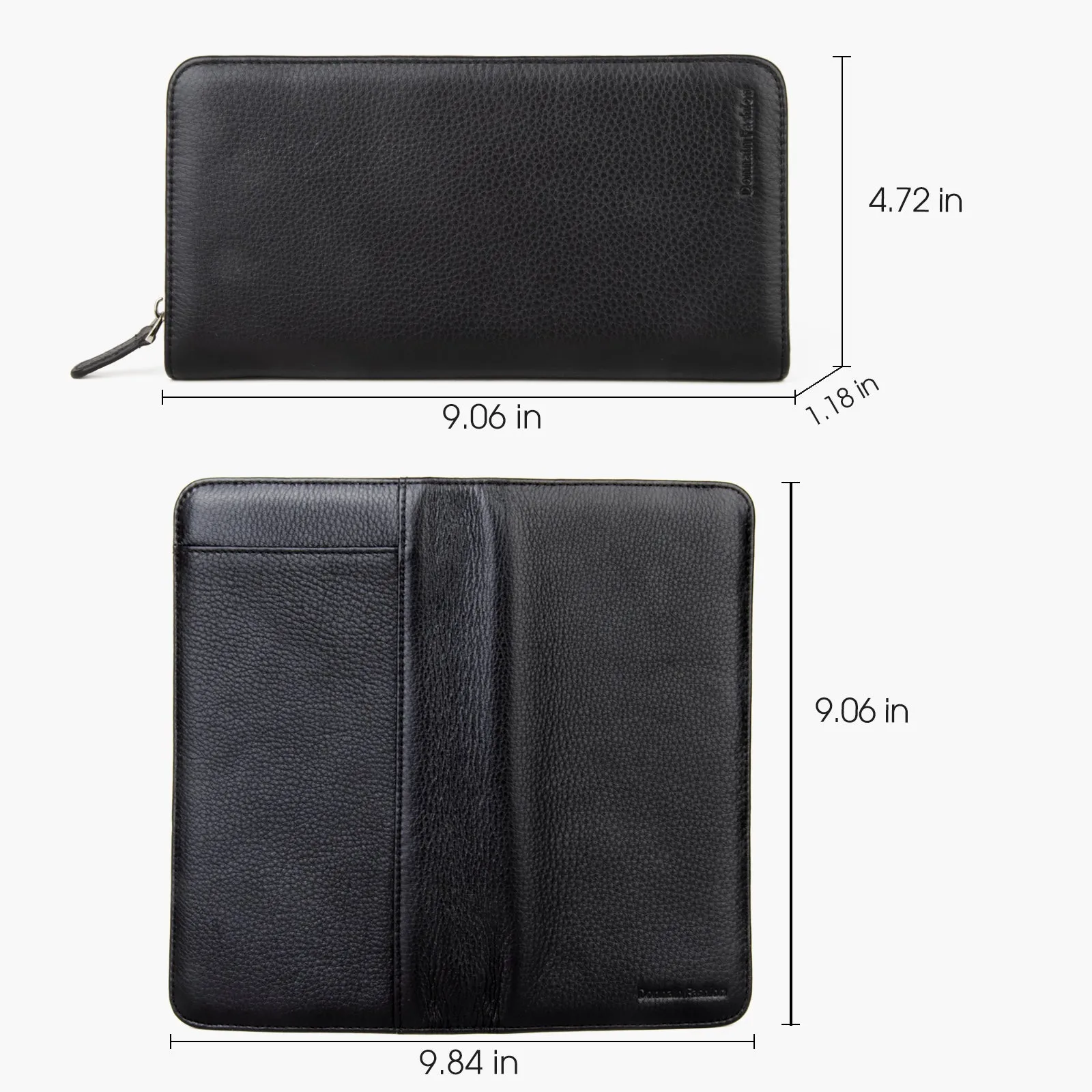 Leather Passport Holder for Family - RFID Blocking Travel Wallet