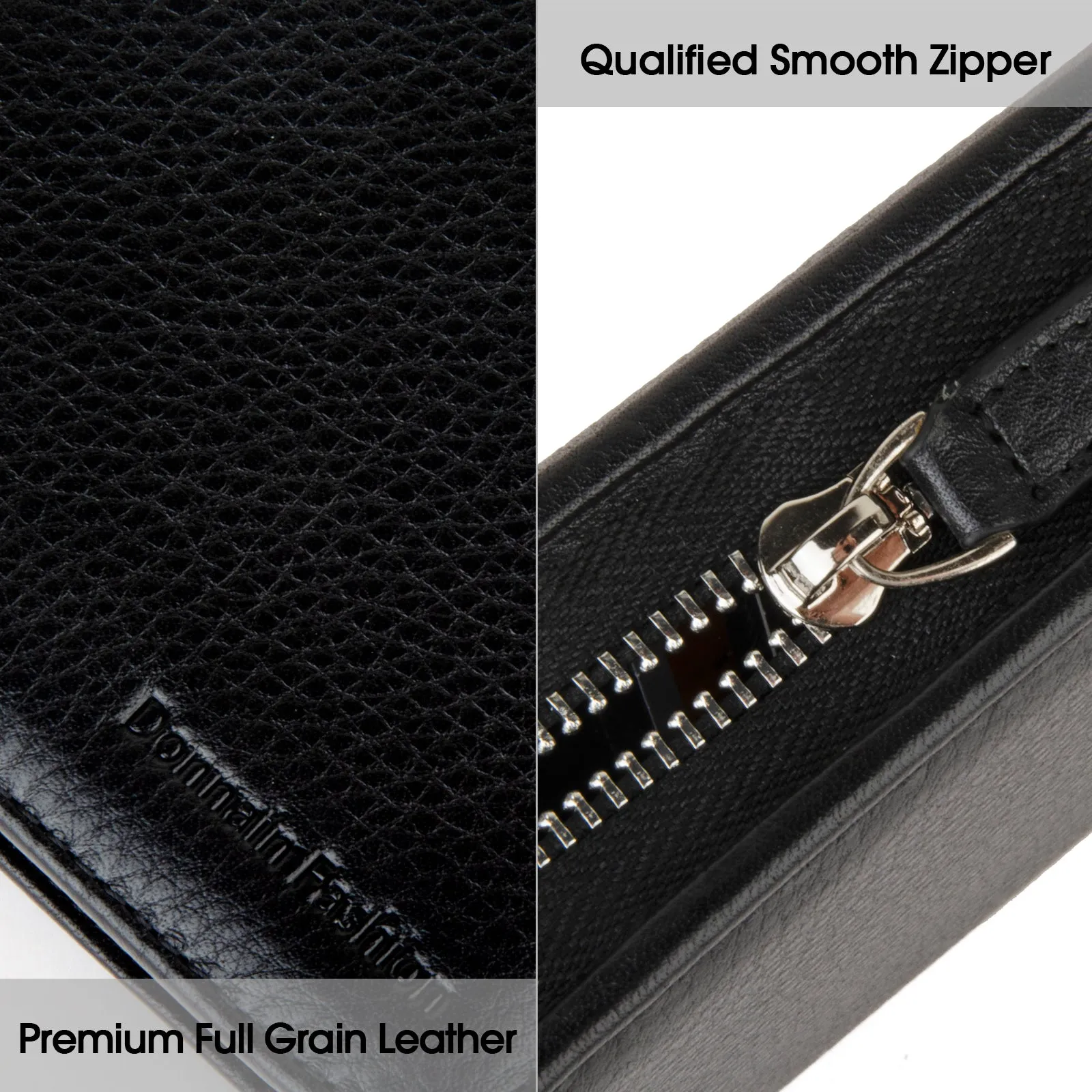 Leather Passport Holder for Family - RFID Blocking Travel Wallet