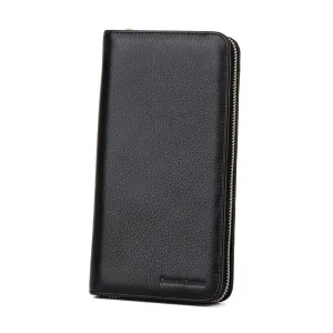 Leather Passport Holder for Family - RFID Blocking Travel Wallet
