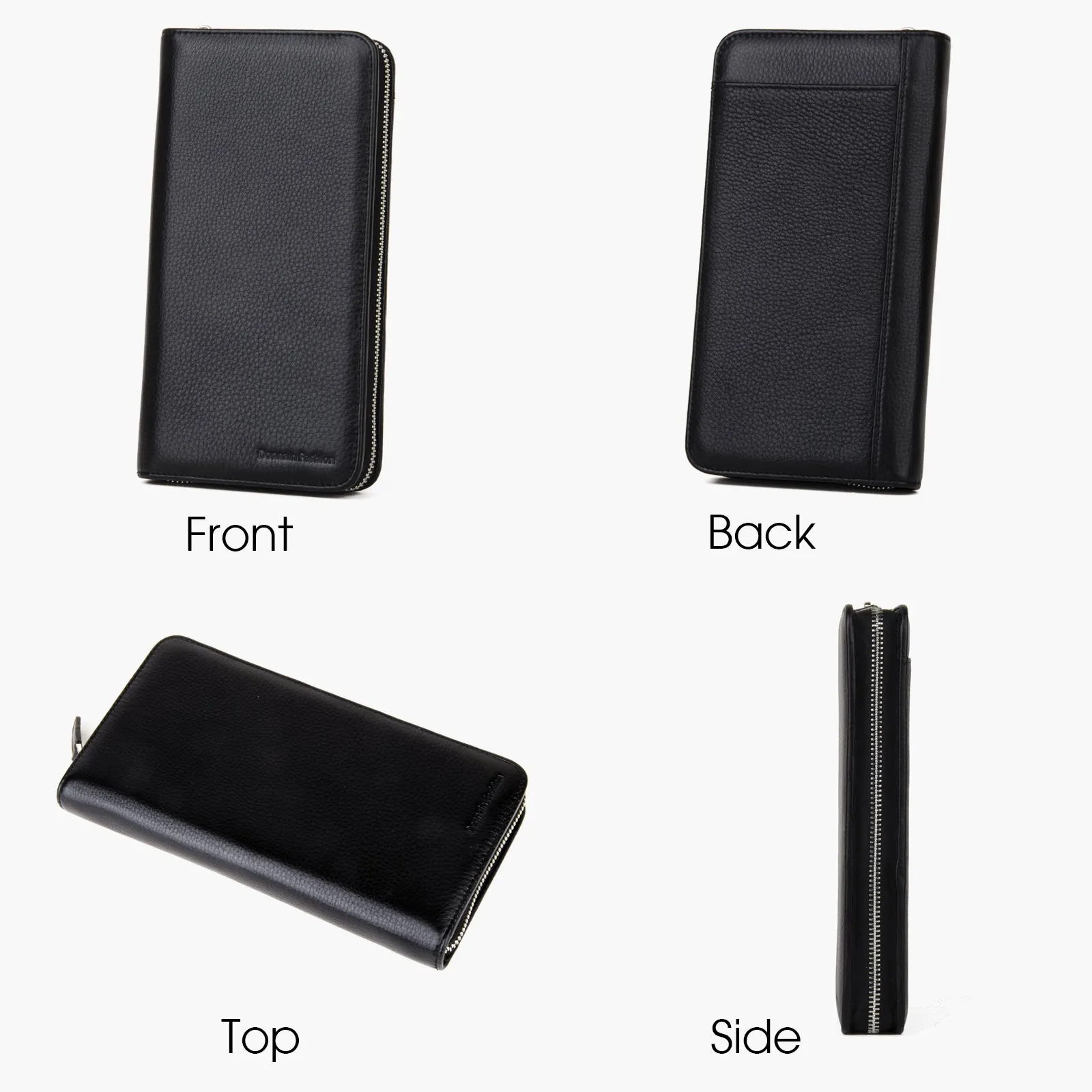 Leather Passport Holder for Family - RFID Blocking Travel Wallet