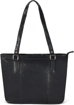 Leather Purse For Women - Real Leather Tote For Women - Ladies Shoulder Handbag For Work, Travel, Casual Use