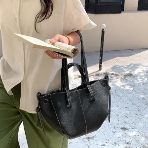 Leather Purses for Women Trendy Leather Shoulder Bag Faux Purse Faux Leather Tote Bag With Magnetic Closure
