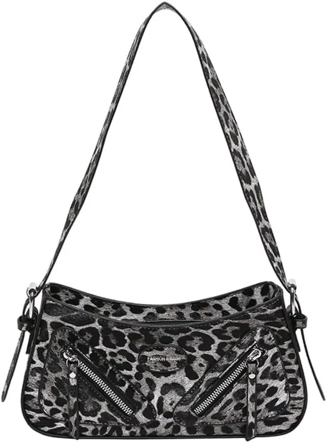Leopard Shoulder Bag Cheetah Print Hobo Crescent Tote Bag Leopard Print Handbag and Purse Cheetah Print Hobo Bag